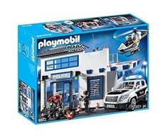 Žaislų Rinkinys - Playmobil 9372 City Action Policijos Nuovada Su Figūrėlėmis Ir Priedais - Marga