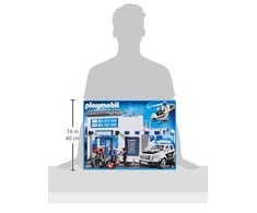 Žaislų Rinkinys - Playmobil 9372 City Action Policijos Nuovada Su Figūrėlėmis Ir Priedais - Marga