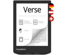 Planšetė Pocketbook Verse, 15.2 cm (6 inches), E Ink Carta, 758 x 1024 pikselių, ACSM, DOCX, AZW, DjVu, PRC