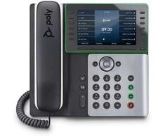 Hewlett Packard (HP) Poly Edge E550 IP telefonas, PoE