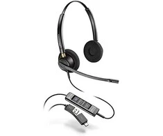 Hewlett Packard (HP) ENCOREPRO 525 USB-M KOMANDŲ SERTIFIKATAS - BINAURAL USB SKAMBUČIŲ CENTRAS Ausinės