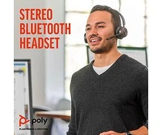 „Poly Plantronics Voyager 4320 UC“ „Bluetooth“ ausinės, dvibalsis, nano raktas su USB-A jungtimi
