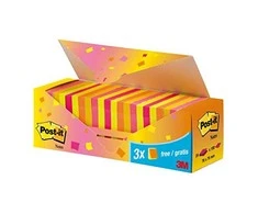 Post-it Broczek 654-NP24 76 x 76mm, spalvotas, 24 vienetai iš 100 (3M0761)