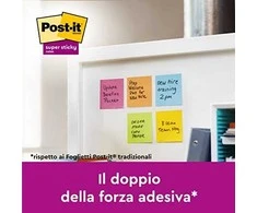 Post-It 3M POST-IT® Super lipnus Z-Notes lipnus padėklas (R330-5SS-OAS), 76x76mm, 5x90 kortelės.