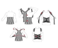 TOROS-GROUP Gorset unisex Lux juodas 5 (656PR-5)