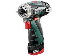 Metabo Akumuliatorinis suktuvas/gręžtuvas PowerMaxx BS Basic, 17/34Nm, 2x2,0Ah, lagaminas