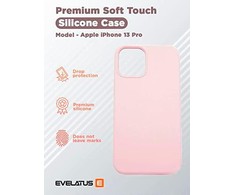 Evelatus Apple iPhone 13 Pro Premium Soft Touch Silikoninis dėklas Powder Rožinė