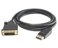 Kabelis PremiumCord Rodyti Uostas - DVI- D 2m juoda (kportadk02- 02)