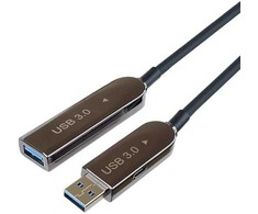 PREMIUMCORD kabelis USB3.0 + 2.0 prailginimo optinis AOC kabelis A/Male - A/Moteris 15m