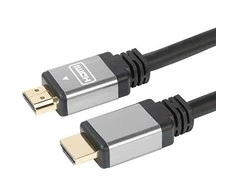PREMIUMCORD kabelis HDMI A – HDMI A M/M 2 m paauksuotos ir metalinės HQ jungtys, 4K
