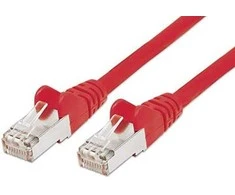 PREMIUMCORD Patch kabelis CAT6a S-FTP, RJ45-RJ45, AWG 26/7 1m raudona