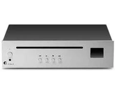 Pro-ject CD Box E - Minimalistyczny CD grotuvas, sidabrinė