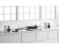 Pro-Ject STEREO SET E PHONO - Minimalistinė garso sistema su patefonu, juoda