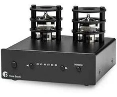 Pro-Ject „Tube Box E“ juodas – vamzdinis foninis stiprintuvas, juodas