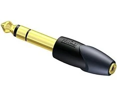 Procab PROCAB CLP206 AV adapterio adapteris - 3,5 mm lizdas, moteriškas stereofoninis lizdas - 6,3 mm lizdas, vyriškas stereofoninis