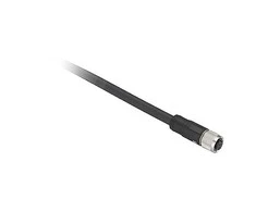 Schneider Electric XZCP29P11L5, 5 m, M12, Lizdas, Juodas, Poliuretanas (PUR), -40 - 90 °C