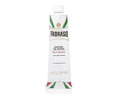 Raminantis skutimosi kremas jautriai odai, Proraso Baltas Line Shaving, 150 ml