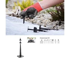 Prosperplast smeigtukai agrotekstilės tvirtinimui, 12,5 cm, 50 vnt