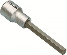 Galvutė su prailg. šešiakampiu antgaliu PROXXON 1/2" 5 mm