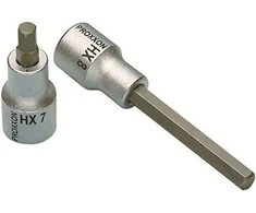 Galvutė su prailg. šešiakampiu antgaliu PROXXON 1/2" 10 mm