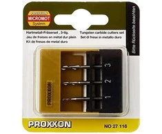 Kietmetalinių frezų rinkinys PROXXON