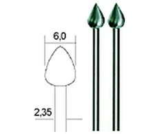 Volframo vanadžio freza Ø6mm (2vnt.) PROXXON