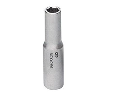 1/4" šešiakampė prailginta galvutė PROXXON 8mm