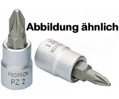1/4" galvutė su kryžminiu PZ antgaliu PROXXON PZ1