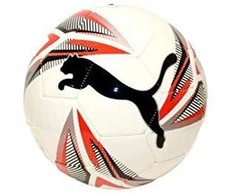 Futbolo kamuolys Puma Big Cat, baltas/raudonas
