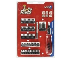 Top Tools Atsuktuvas su keičiamais antgaliais 52 dalys 39D357
