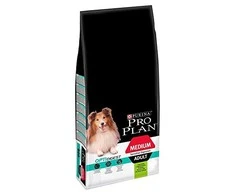 Purina Nestle Purina Pro Plan OPTIDIGEST Sensitive Digestion Medium Adult Dog ėriena 14 kg, suaugusių vidutinių veislių, jautrią virškinimo sistemą turinčių šunų sausas pašaras su ėriena 12366972