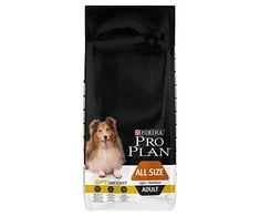 Purina Pro Plan OPTIWEIGHT All Sizes Adult Dog vištiena 14 kg, visų veislių suaugusių šunų sausas pašaras svoriui kontroliuoti