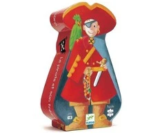 Djeco Siluetų dėlionė - Piratas (36 detalių) ( DJ07220 )