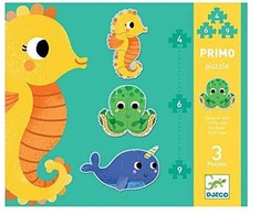 Djeco Progresyvi dėlionė – Jūroje (4, 6, 9 det.) ( DJ07144 )