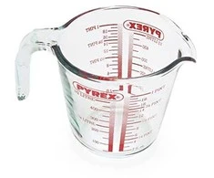 Stiklinis ąsotis su matavimo puodeliu 0,5 l PYREX