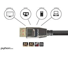 Kabelis PYTHON DisplayPort 1.4 5 m (GC-M0205)
