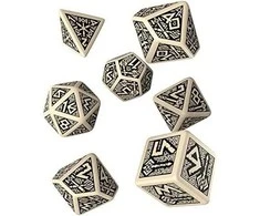 Dėlionė Q Workshop Dwarven Kauliukų Rinkinys (Smėlio Ir Juodos Spalvos)