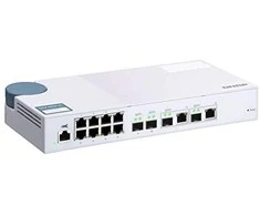 Šakotuvas QNAP QSW-M408-2C tinklo komutatorius Valdomas L2 10G Ethernet (100/1000/10000) Balta