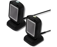 Qoltec 50864 stalinis QR ir brūkšninių kodų skaitytuvas | USB