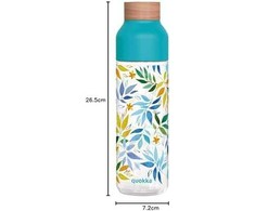 Gertuvė Quokka Ice - Ecozen Vanduo Bottle 840 ml (Watercolor Leaves)