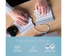 R Go Tools R-GO SPLIT BREAK ERGONOMIC - Klaviatūra QWERTY (US) BLUETOOTH W