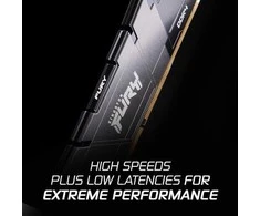 RAM Kingston KF432C16RB2K2/64 64GB 3200MT/s DDR4 CL16 DIMM (Kit of 2) FURY Renegade Juodas | Kingstonas