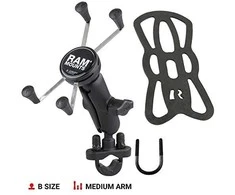 Ram Mounts Tvirtinimo stūmoklis tvirtinamas prie RAM bėgelio U-BOLT MOUNT RAM X-GRIP 5" PHABLETAS