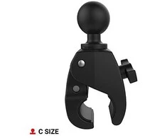 Ram Mounts UNPKD RAM MED TOUGH-CLAW W 1.5" DIA BALL