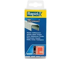 Rapid Kabės Nr53 14mm 5000 vnt plastikinė dėžutė