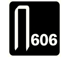 Kabės 606/12 3600vnt. 6,0x1,1mm, juodos, plastikinė pakuotė, Rapid