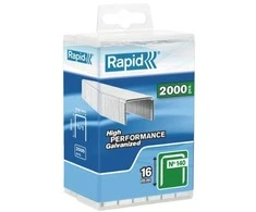 Rapid Kabės Nr140 16mm 2000 vnt plastikinė dėžutė