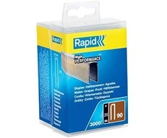 90/25mm 3M Kabės Rapid PP Box Tinka Rapid Airtac PBS 151 3000 vnt