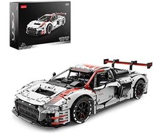 Rastar Techniniai konstruktoriaus blokai 1:8 Audi R8 LMS GT3 balti