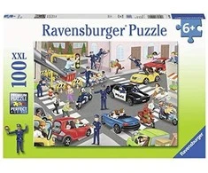 Police on Patrol 100 Piece Puzzle - RAVENSBURGER dėlionė